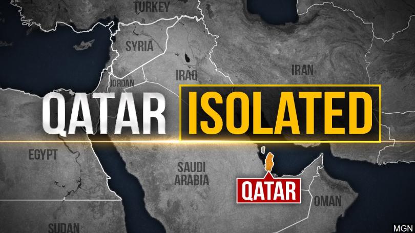 Qatar+Isolated+Map