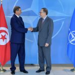 The Prime Minister of Tunisia, Habib Essid and NATO Deputy Secretary General, Alexander Vershbow