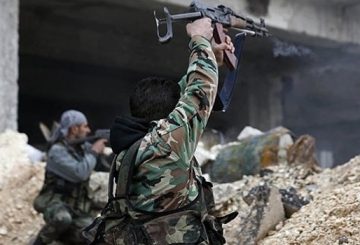 Milizie giovernative siriane a Deir Azzor