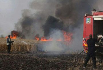 Negev-Fire-and-Rescue-Squad-fire-in-field