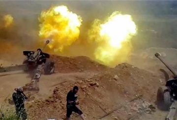 artiglieria siriana al Jazira