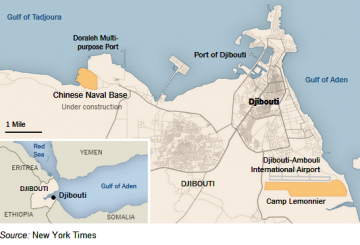 Djibouti-Map