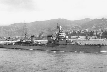 Giovanni delle Bande Nere in uscita da Genova 30-5-38 (Mussolinis Navy)