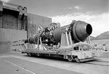 Tory-IIC_nuclear_ramjet_at_Jackass_Flats_in_1955