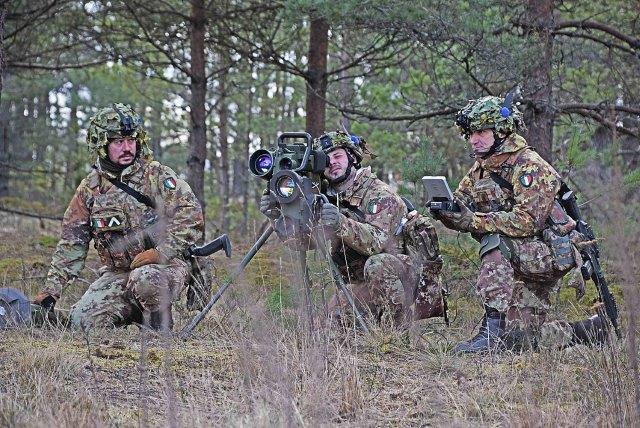 reparto EI s'addestra In Lettonia con armi controcarro_Spike (002)