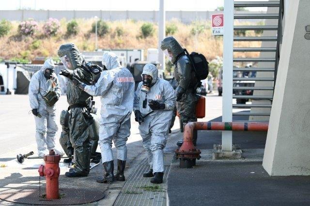 ATTIVITA' CONGIUNTA TRA 7 CBRN E NUCLEI NBCR DEI VIGILI DEL FUOCO (002)