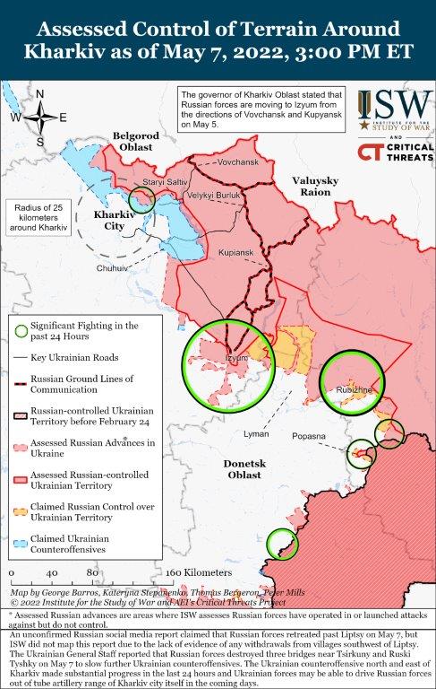 Kharkiv Battle Map Draft May 7,2022