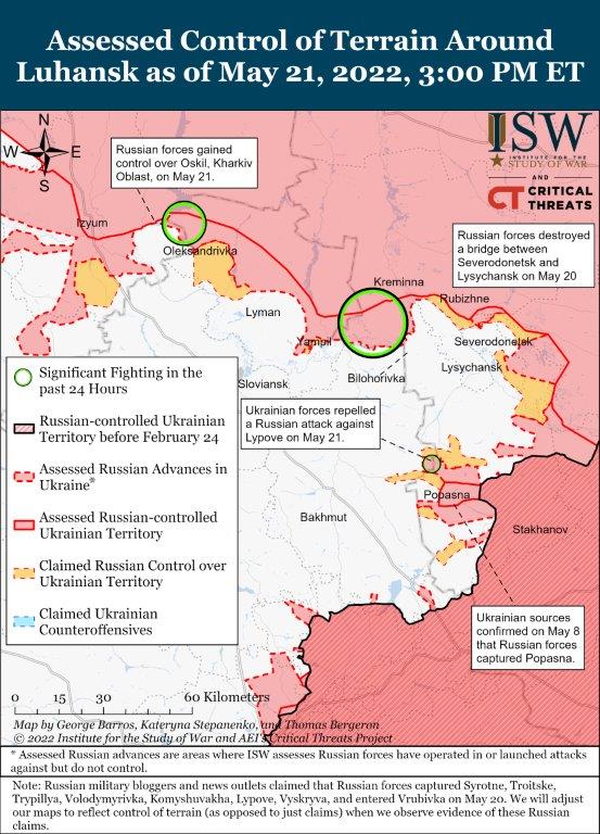 Luhansk Battle Map Draft May 21,2022