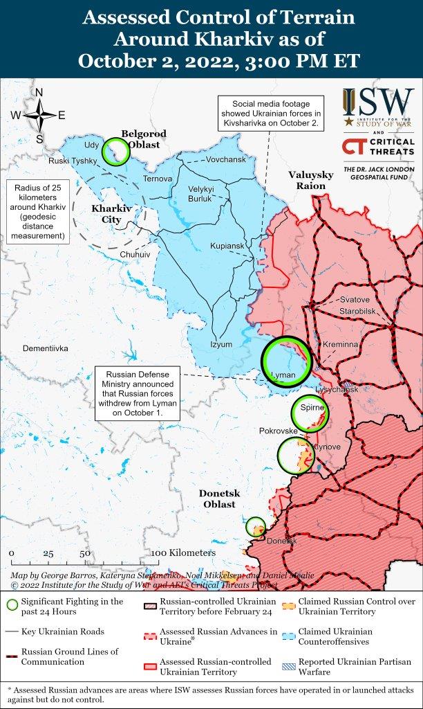 Kharkiv Battle Map Draft October 02, 2022
