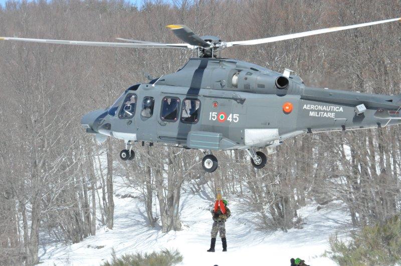 Elicottero HH139A in operazioni di soccorso