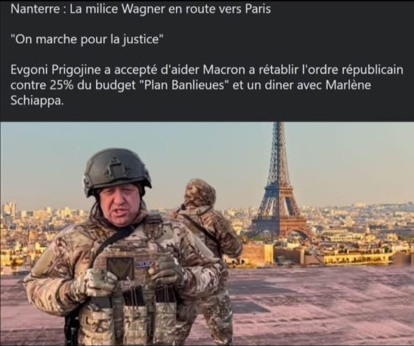 Prigozhin e la Wagner in missione a Parigi