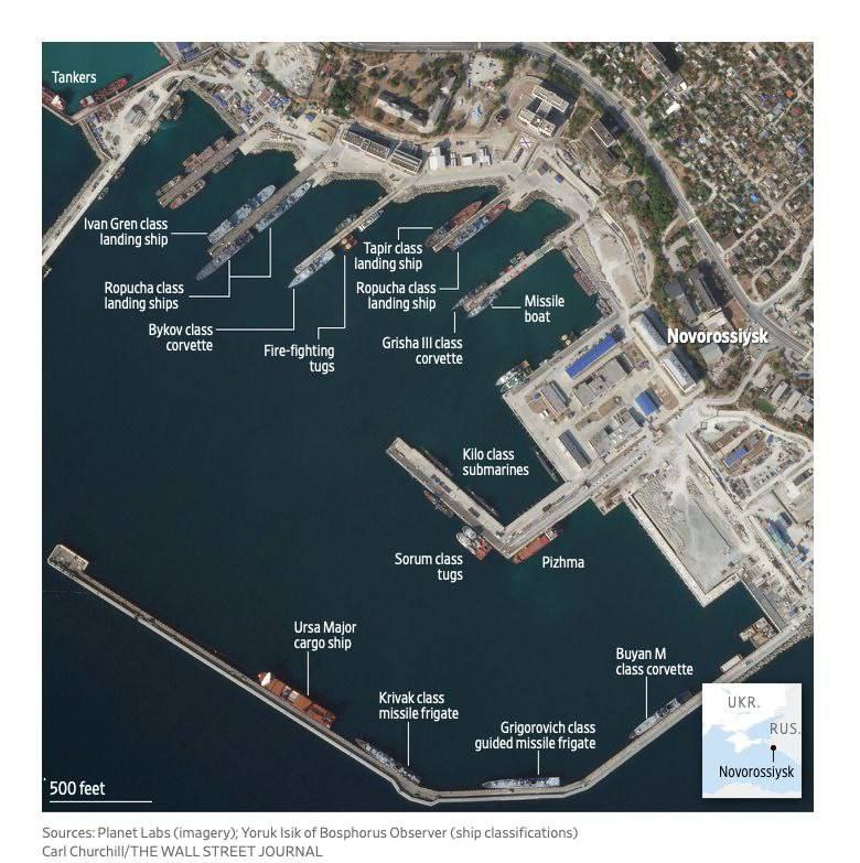 La Flotta del Mar Nero russa lascia Sebastopoli e ripiega a oriente
