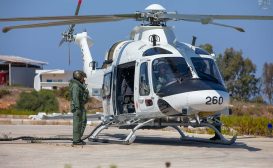 L’AVES presenta il nuovo elicottero leggero UH-169D di Leonardo presso il CAAE