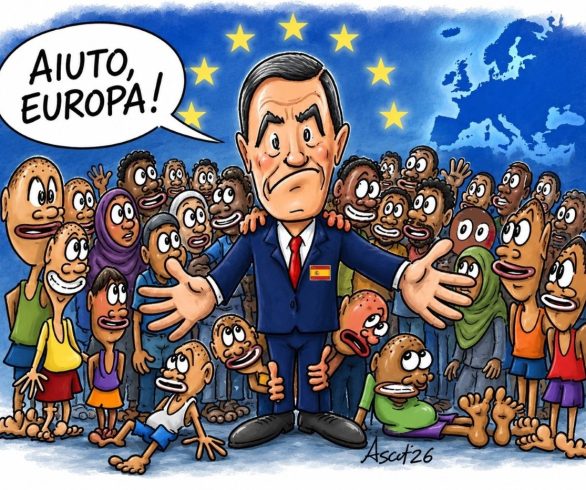 A Ceuta Sanchez chiede auto all’Europa